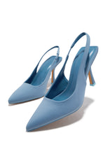 Load image into Gallery viewer, Cari Slingback Pumps - Light Blue