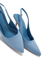 Load image into Gallery viewer, Cari Slingback Pumps - Light Blue