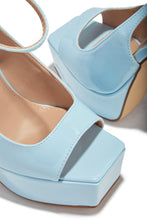 Load image into Gallery viewer, Ameli Platform High Heels - Blue