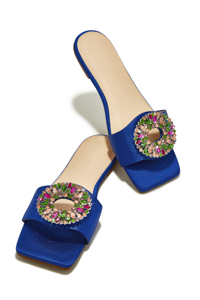 Load image into Gallery viewer, Blue Slip On Sandal