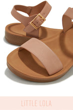 Load image into Gallery viewer, Blush Little Girl Sandals