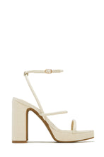 Load image into Gallery viewer, Bone Platform Heels