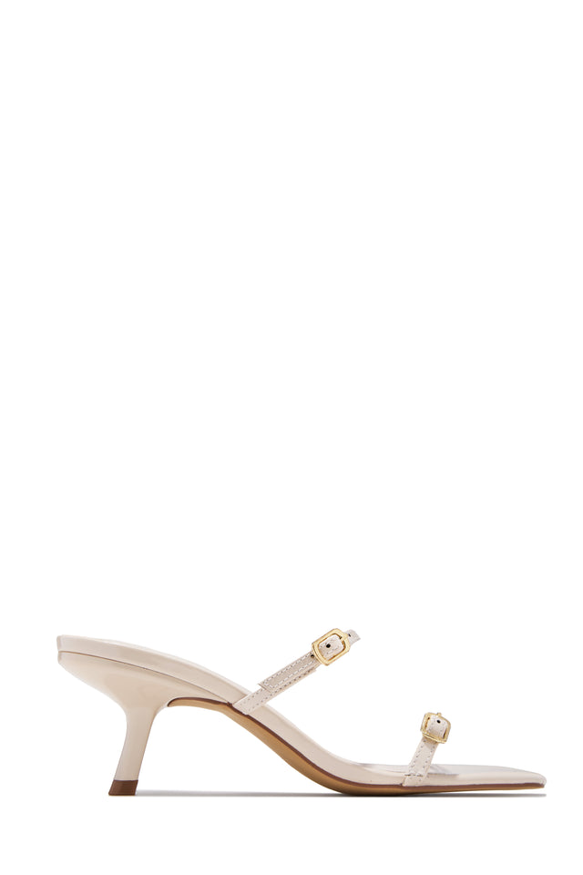 Load image into Gallery viewer, Disna Mid Heel Mules - Bone