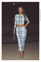 Load image into Gallery viewer, Keyza High Waist Maxi Skirt - Blue