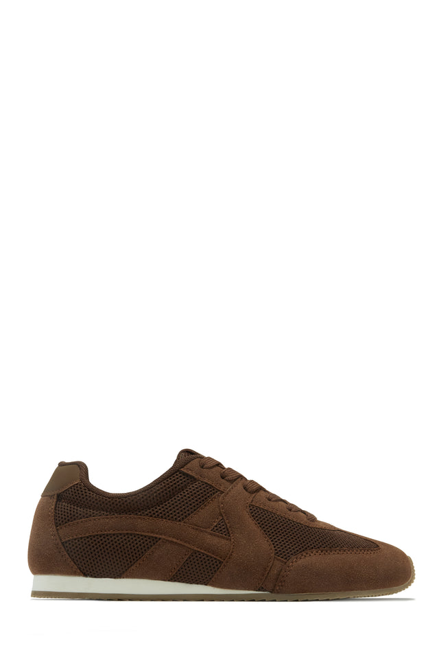 Load image into Gallery viewer, Downtown Stroll Lace Up Sneakers - Brown