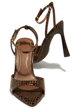 Load image into Gallery viewer, Azani Mary Jane Strap Heels - Brown