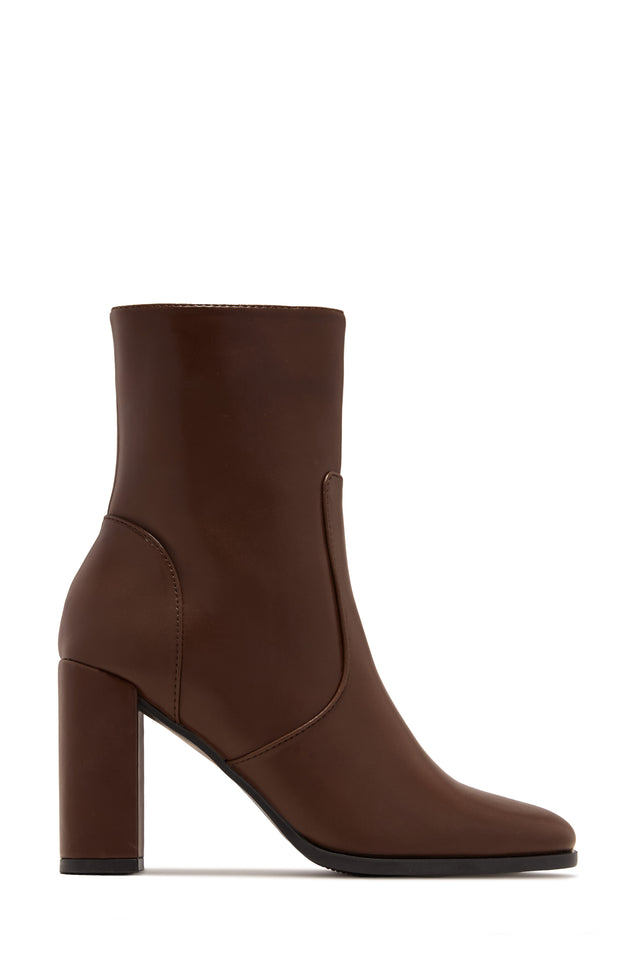 Load image into Gallery viewer, Harlow Block Heel Ankle Boot - Brown