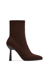 Load image into Gallery viewer, Trin Pointed Toe Ankle Boots - Brown