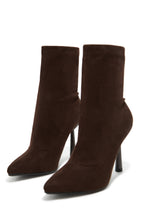 Load image into Gallery viewer, Trin Pointed Toe Ankle Boots - Brown