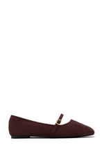 Load image into Gallery viewer, Ellie Mary Jane Flats - Brown