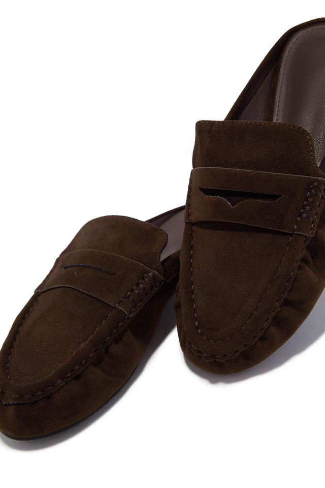 Load image into Gallery viewer, Julia Slip On Loafer Flats - Brown
