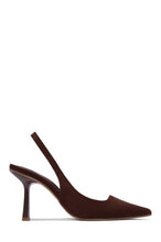 Load image into Gallery viewer, Mocha Brown Heel Pumps