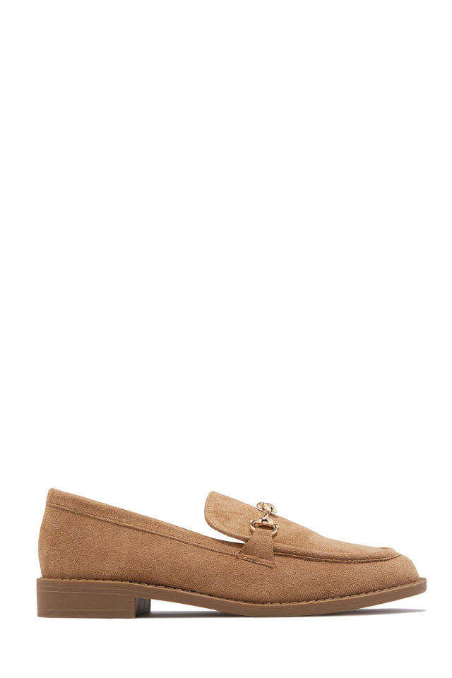 Load image into Gallery viewer, Caroline Loafer Flats - Camel Suede