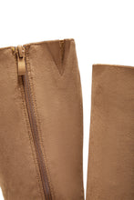 Load image into Gallery viewer, Zama Knee High Heel Boots - Camel Suede