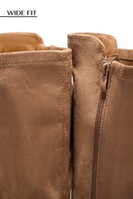 Load image into Gallery viewer, Colette Wide Fit Block Heel Boots - Camel Suede