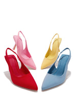 Load image into Gallery viewer, Cari Slingback Pumps - Light Blue
