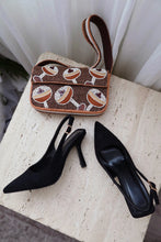 Load image into Gallery viewer, Carianna Faux Suede Slingback Pumps - Black