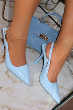 Load image into Gallery viewer, Caroline Slingback Pumps - Blue