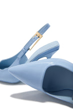 Load image into Gallery viewer, Caroline Slingback Pumps - Blue