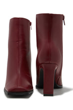 Load image into Gallery viewer, Laylah Ankle Boots - Cherry