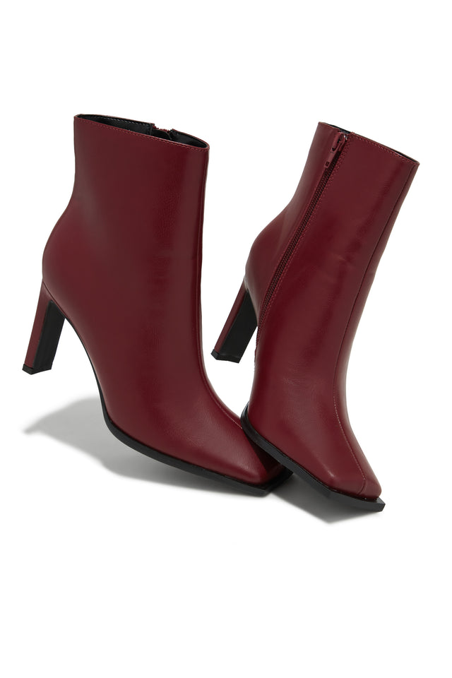 Load image into Gallery viewer, Laylah Ankle Boots - Cherry