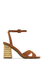 Load image into Gallery viewer, Punta Cana Block Heels - Chestnut