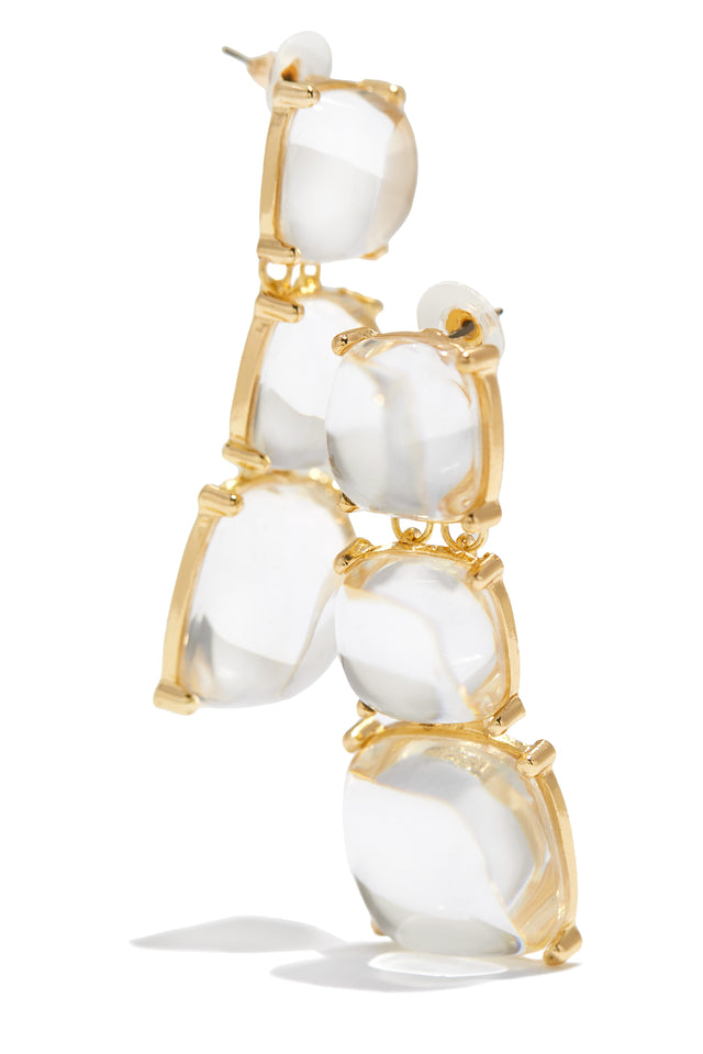 Load image into Gallery viewer, Clear Earring