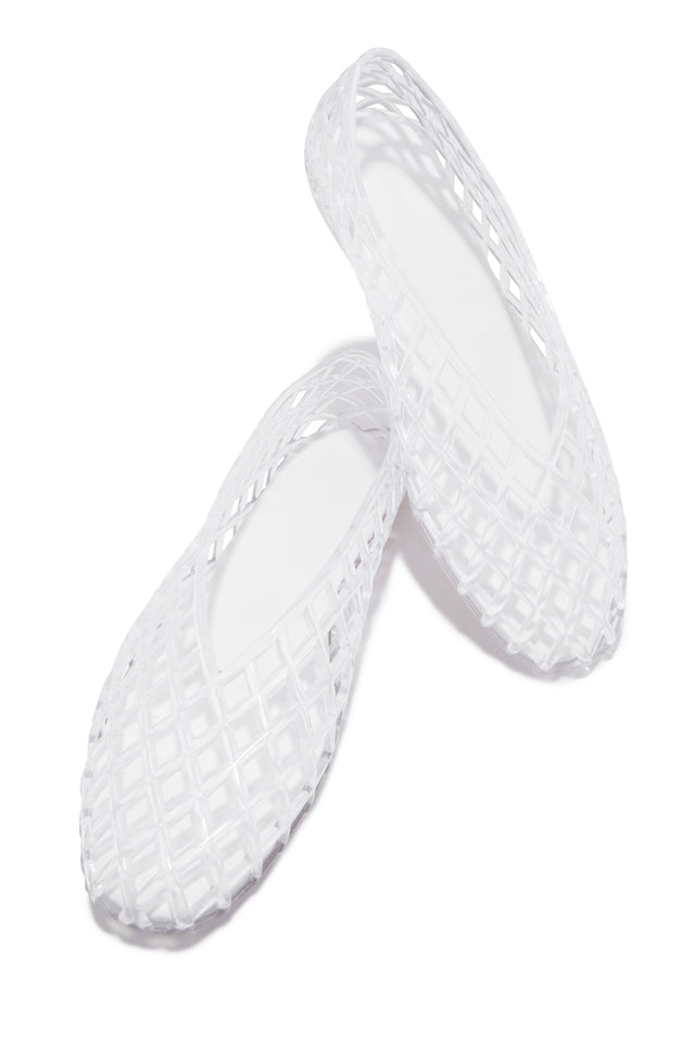 Load image into Gallery viewer, Layla Jelli Flats - Clear