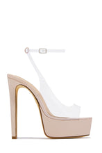 Load image into Gallery viewer, Ameli Platform High Heels - Clear