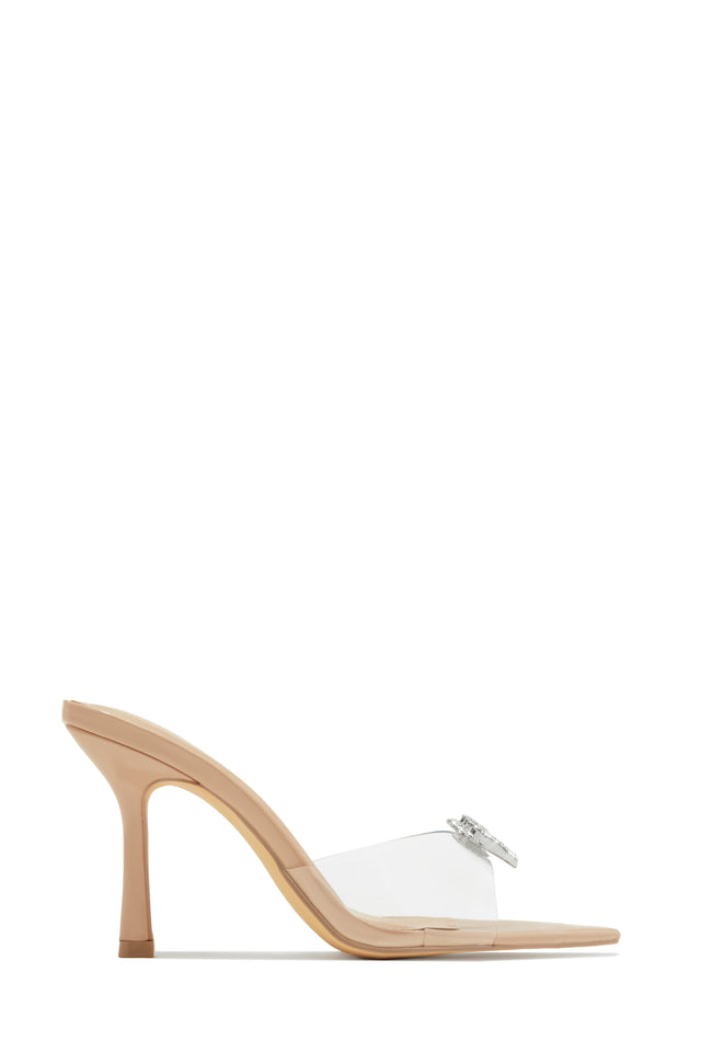 Load image into Gallery viewer, Uilani Heart Embellished Mule Heels -red