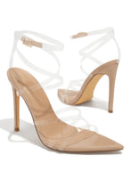 Load image into Gallery viewer, Gossip Girl Strappy High Heels - Clear