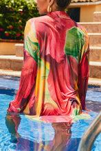 Load image into Gallery viewer, Multi Print Love Sleeve Cover Up