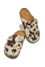 Load image into Gallery viewer, Slip Into Cozy Slip On Flats - Cow