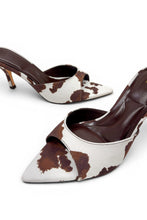Load image into Gallery viewer, Annayely Single Sole Pointed Toe Heels - Cow