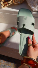 Load image into Gallery viewer, Elara Slip On Sandals - Sage