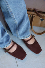 Load image into Gallery viewer, Ellie Mary Jane Flats - Brown