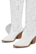 Load image into Gallery viewer, Festival Season Cowgirl Boots - White