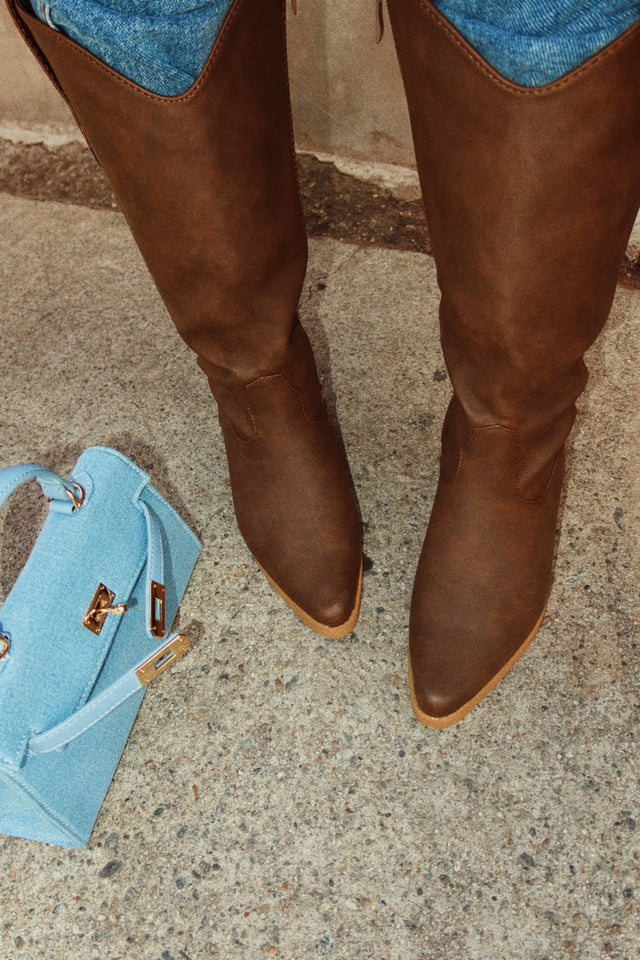 Load image into Gallery viewer, Festival Forever Cowgirl Boots - Tan