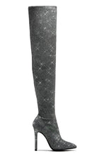Load image into Gallery viewer, Sultry Touch Over The Knee Boots - Glitter