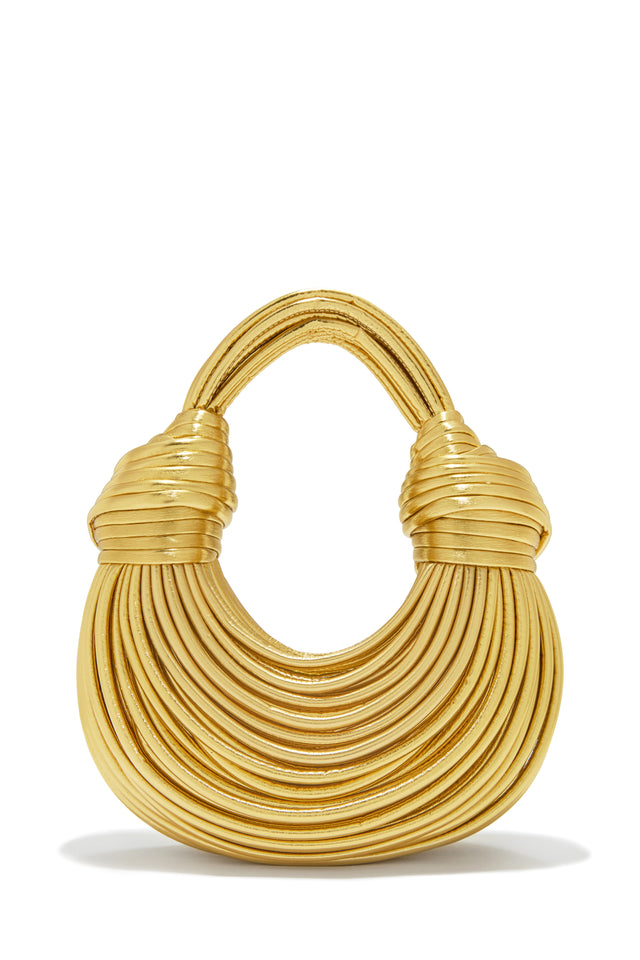 Load image into Gallery viewer, Azelie Double Knot Spaghetti Handbag - Black