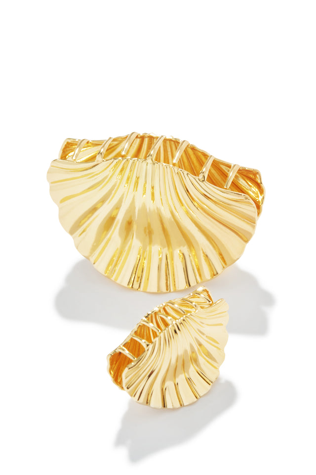 Load image into Gallery viewer, Isla Hair Claw Clip Set - Gold