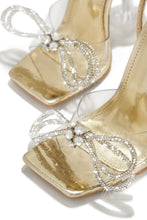 Load image into Gallery viewer, Gold-Tone Embellished Heels