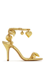 Load image into Gallery viewer, Gold-Tone Single Sole Heels