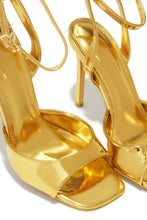 Load image into Gallery viewer, Rubi Mary Jane Strap Heels - Gold
