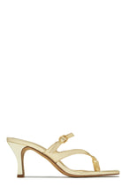 Load image into Gallery viewer, Ainsley Mid Heel Mules - Gold