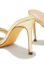 Load image into Gallery viewer, Gold Metallic Heel