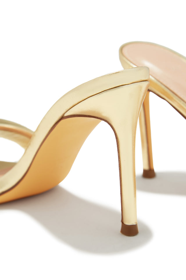 Load image into Gallery viewer, Gold Metallic Heel