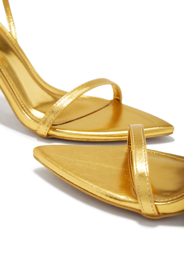 Load image into Gallery viewer, Locked In Love Mid Heels - Gold