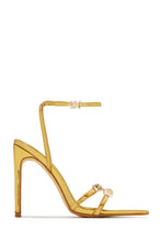 Load image into Gallery viewer, Glamorous Party Embellished High Heels - Nude