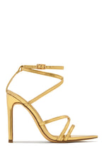 Load image into Gallery viewer, Gossip Girl Strappy High Heels - Nude